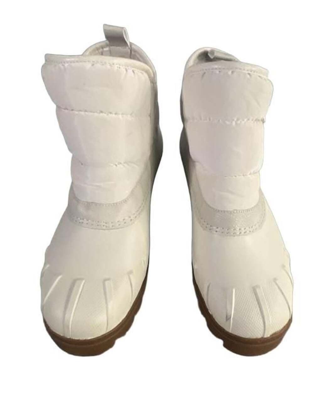 Sperry Syren Ascend Zip Boot Size 10 White Quilted Snow Boots